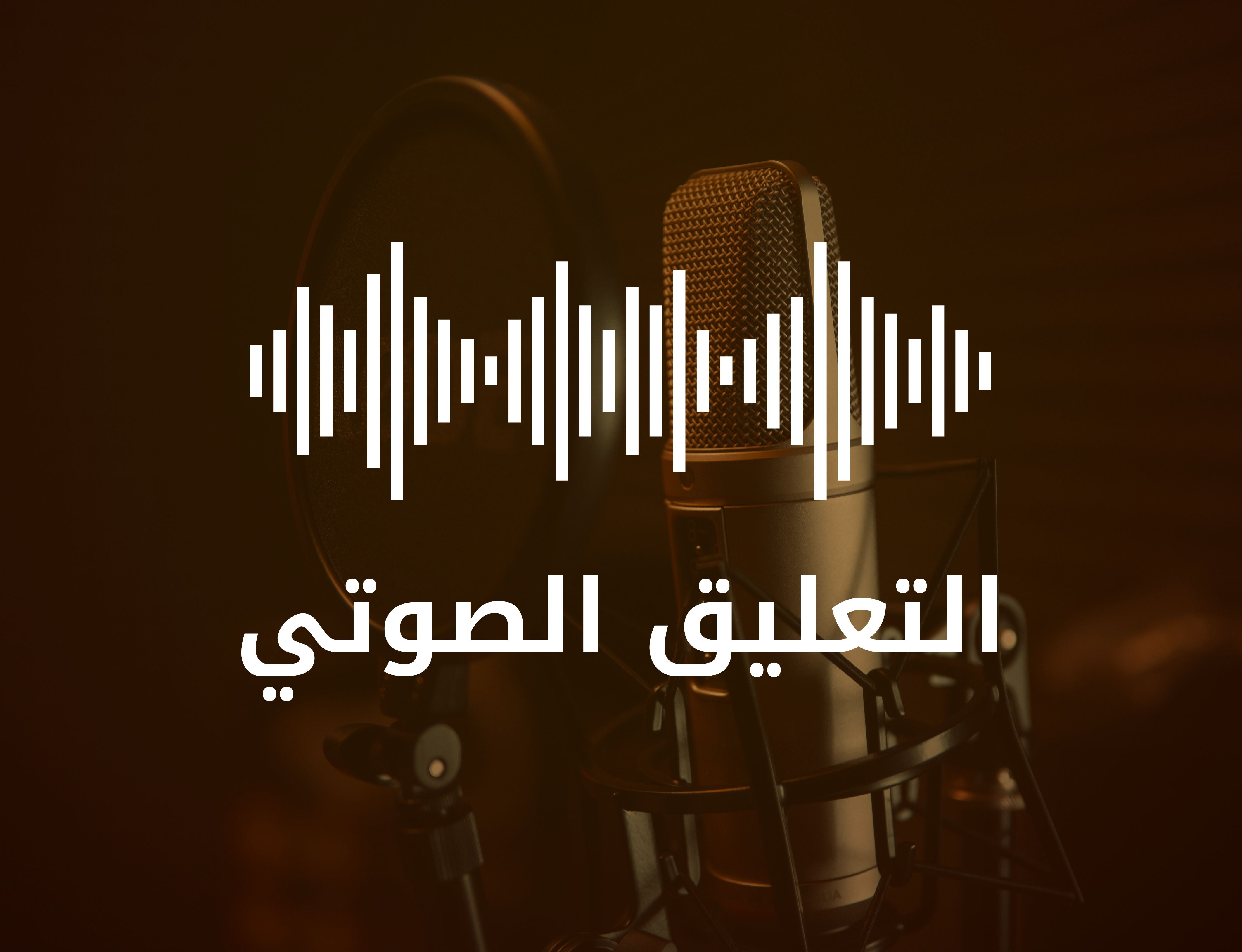 التعليق الصوتي